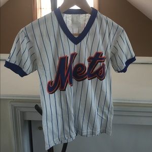 NY Mets Pinstripe Tee